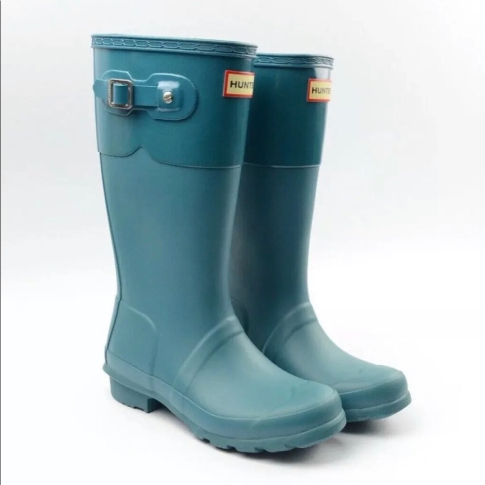 Hunter Boots Teal Girls 5/6 W 6.5